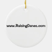 Teufel-Däne-Verzierung Keramik Ornament (Hinten)