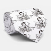 Teufel, der die Geigen-Krawatte spielt Krawatte (Gerollt)