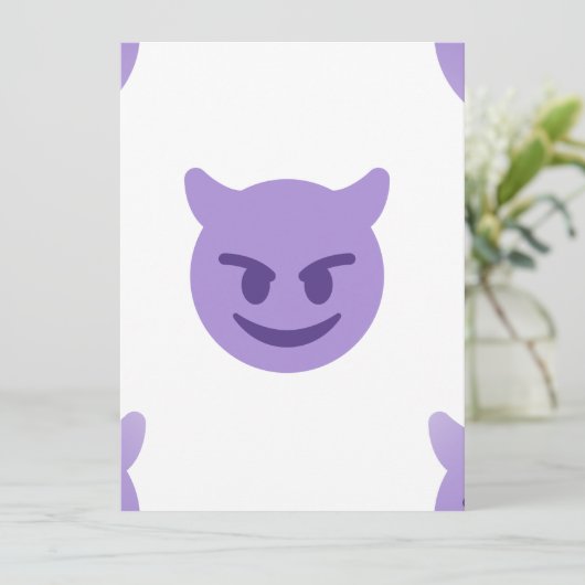 Teufel Emoji (Stehend Vorderseite)