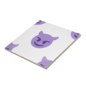 Teufel Emoji Fliese (Seite)