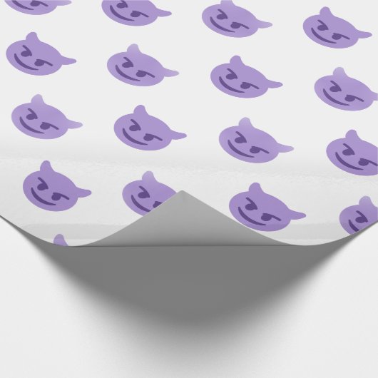 Teufel Emoji Geschenkpapier (Ecke)