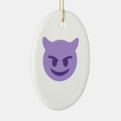 Teufel Emoji Keramikornament (Rechts)