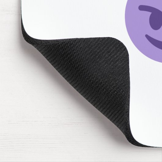Teufel Emoji Mousepad (Ecke)