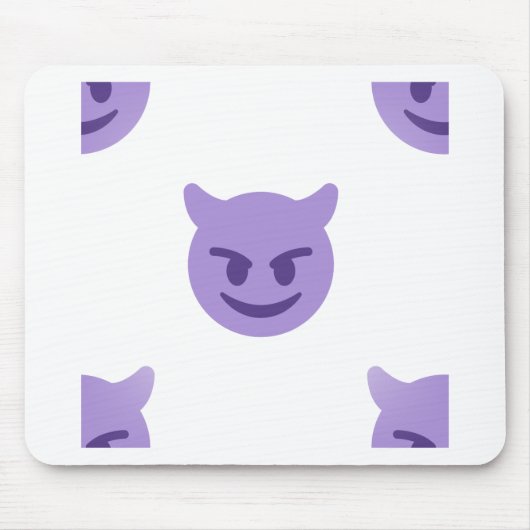 Teufel Emoji Mousepad (Vorne)