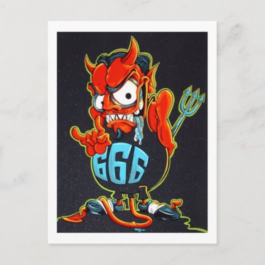 Teufel-Felsen Postkarte (Vorderseite)