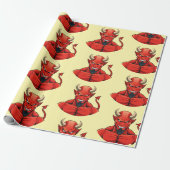 Teufel geschenkpapier (Ungerollt)