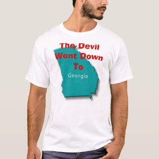 Teufel ging unten zu Georgia T-Shirt