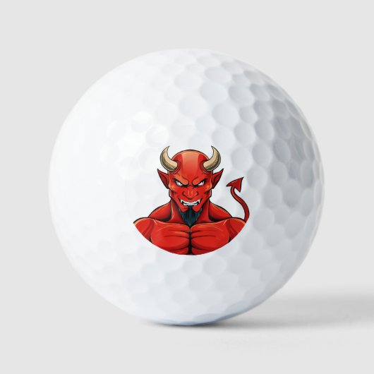 Teufel golfball (Vorderseite)
