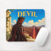 Teufel, Gothic Fantasy Monster Mousepad (Mit Mouse)