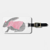 Teufel-Häschen Gepäckanhänger (Vorderseite horizontal)