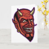 TEUFEL-HAUPTgruß-KARTE Karte (Gelbe Blume)