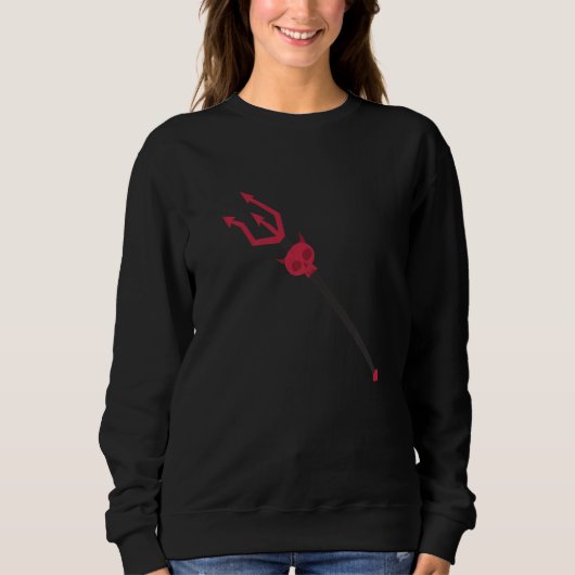 Teufel Hölle Kostüm Sweatshirt (Vorderseite)