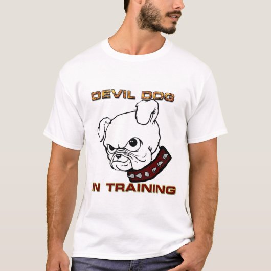 Teufel-Hund im Training T-Shirt (Vorderseite)