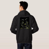 Teufel-Hund-USMC durch Sean L Spanlger Hoodie (Schwarz voll)