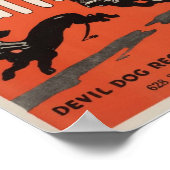 Teufel Hunden Poster (Ecke)
