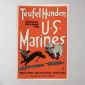 Teufel Hunden Poster (Vorne)