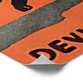 Teufel Hunden ~ Vintager Weltkrieg 1. Poster (Ecke)