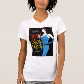 Teufel in einem blauen Kleid T-Shirt (Vorderseite)