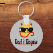 Teufel in verkleidung Emoji Hot Trendy Funny Schlüsselanhänger (Vorderseite)