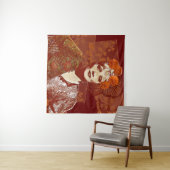 Teufel ist eine Frau Wandteppich (Beispiel (Horizontal))