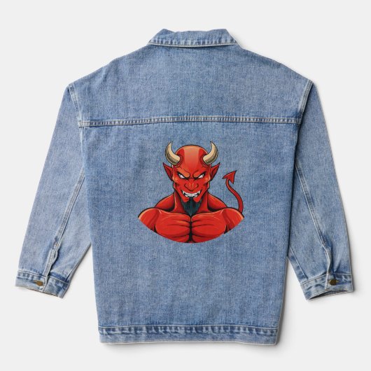 Teufel jeansjacke (Rückseite)