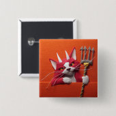 Teufel-Kätzchen-Knopf Button (Vorne & Hinten)