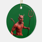 Teufel Keramik Ornament (Links)