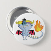 Teufel-Knopf Button (Vorne & Hinten)