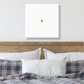 Teufel Kuh Unfug Leinwanddruck (Insitu (Schlafzimmer))