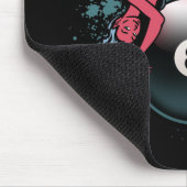 Teufel-Mädchen 8-Ball Mousepad (Ecke)