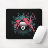 Teufel-Mädchen 8-Ball Mousepad (Mit Mouse)