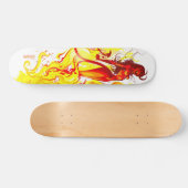 Teufel-Mädchen-Steigen Skateboard (Horizontal)