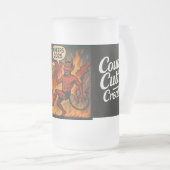 Teufel Mattglas Bierglas (VorderseiteRechts)