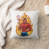 Teufel mit Dreizack Kissen (Decke)