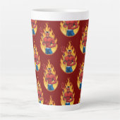 Teufel mit Dreizack Milchtasse (Vorderseite)