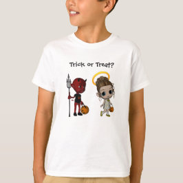 Teufel oder Engel Trick oder Treat Halloween T-Shirt