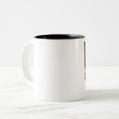 Teufel oder Engel Zweifarbige Tasse (Vorderseite Links)