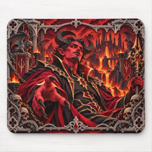 Teufel, Paper Cut Monster Mousepad (Vorne)