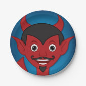 Teufel Pappteller (Vorderseite)