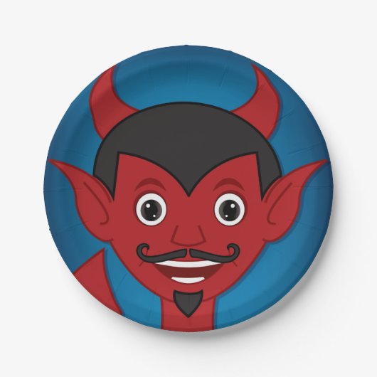 Teufel Pappteller (Vorderseite)