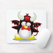 Teufel-Pinguin Mousepad (Mit Mouse)