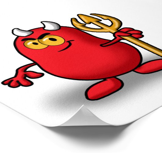 Teufel Poster (Ecke)