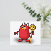 Teufel Postkarte (Stehend Vorderseite)