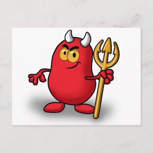 Teufel Postkarte (Vorderseite)