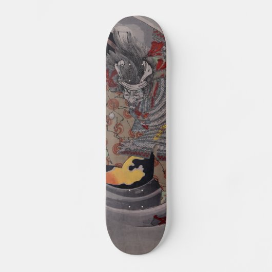 Teufel-Samurais Skateboard (Vorderseite)