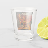 Teufel Schnapsglas (Rückseite)