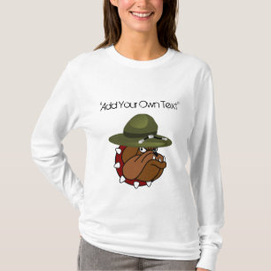 Teufel-Stier-Hund (addieren Sie Ihren eigenen T-Shirt
