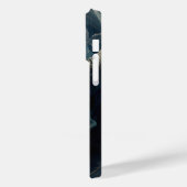 Teufel Totenkopf mit funkelnden blauen Augen Case-Mate iPhone Hülle (Rückseite / Links)