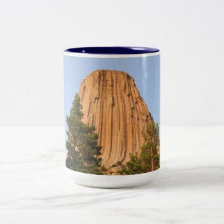 Teufel-Turm-nationales Monument, Wyoming Zweifarbige Tasse