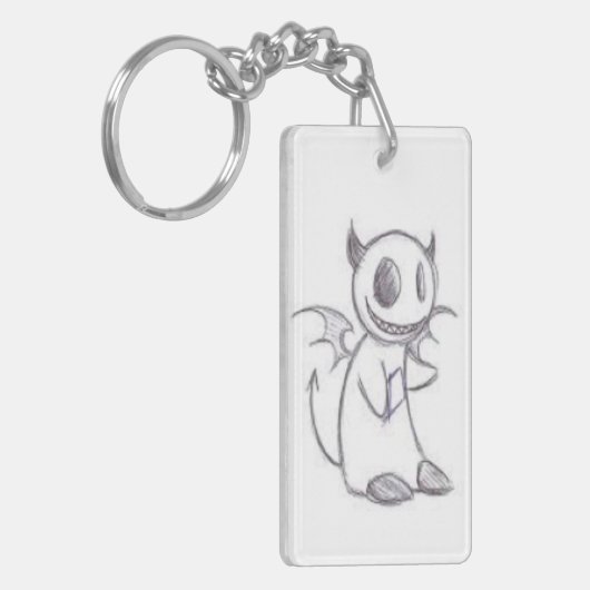 TEUFEL U. ENGEL SCHLÜSSELANHÄNGER (Vorderseite links)